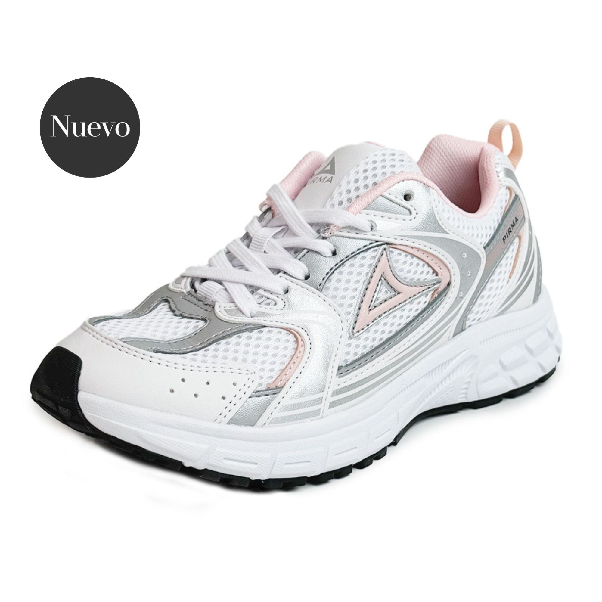 Tenis depotivo Pirma - 5082 Blanco / Rosa