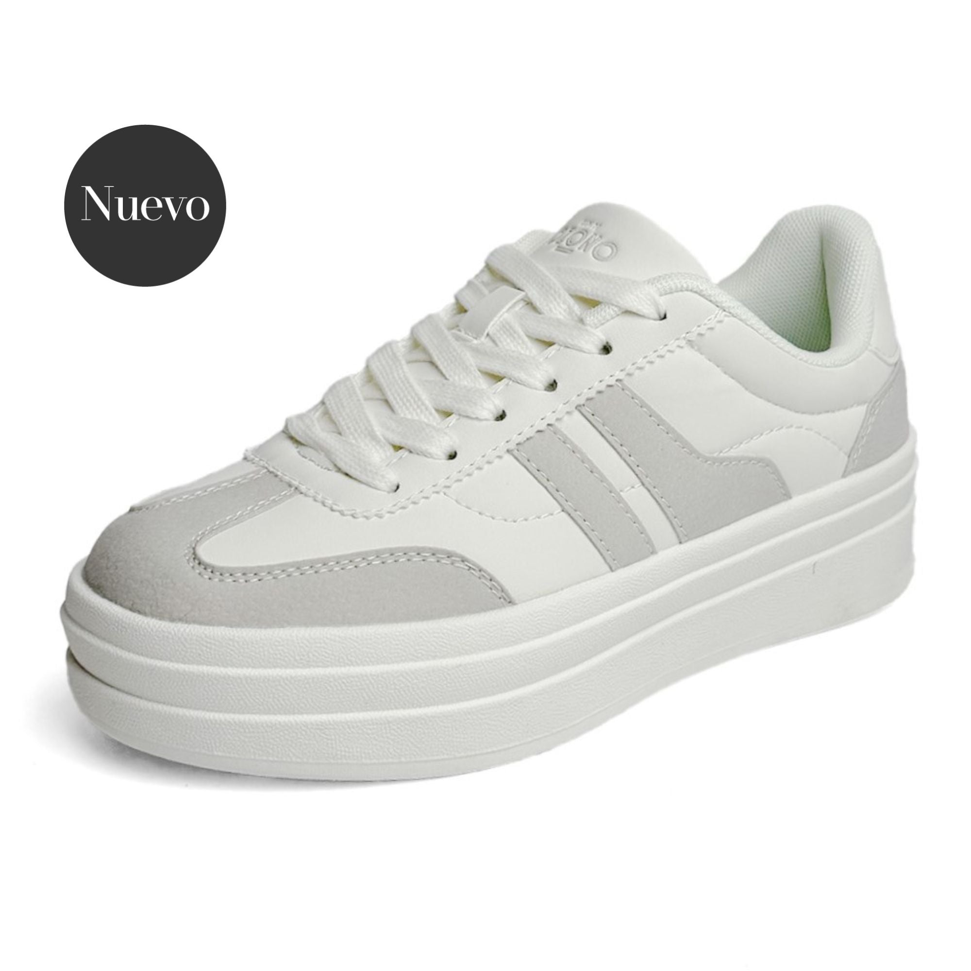 Tenis casual Capa de Ozono - 670902 Blanco / Plata