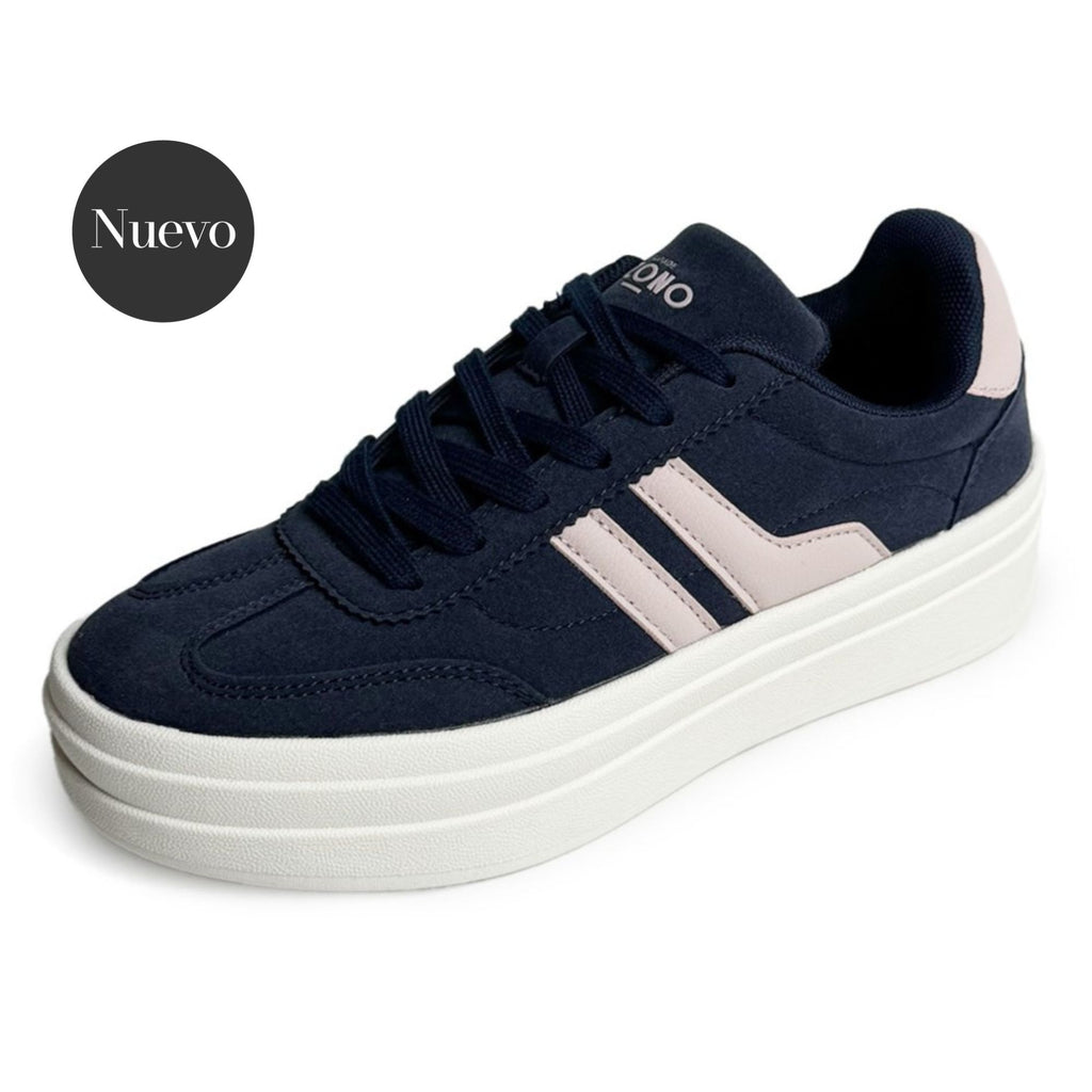 Tenis casual Capa de Ozono - 670902 Marino / Rosa