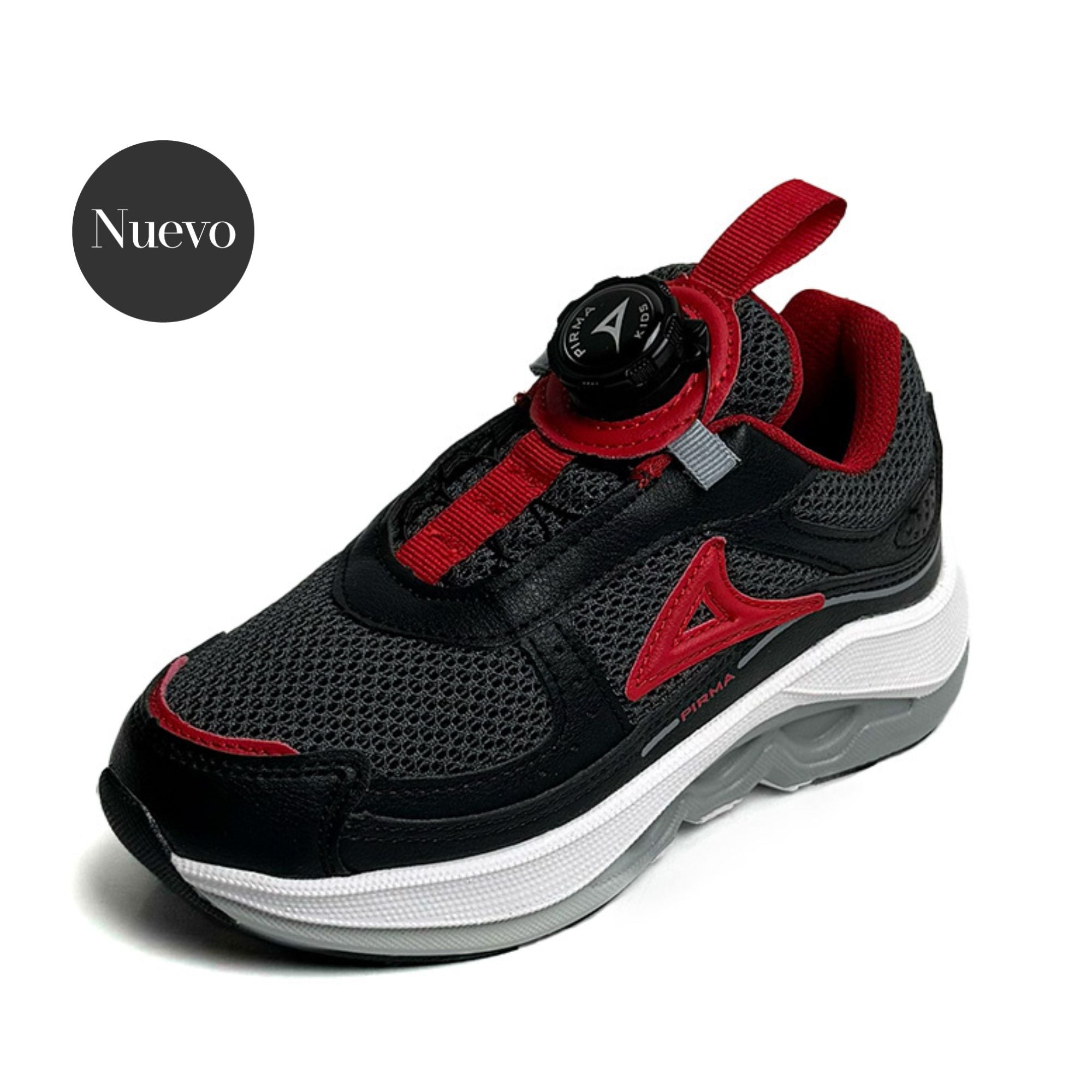 Tenis deportivo Pirma - 5081 Negro / Rojo