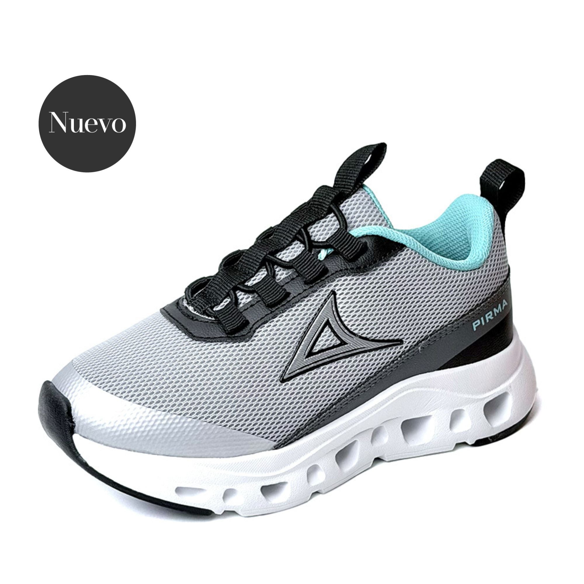 Tenis deportivo Pirma Brasil - 8026 Gris / Negro