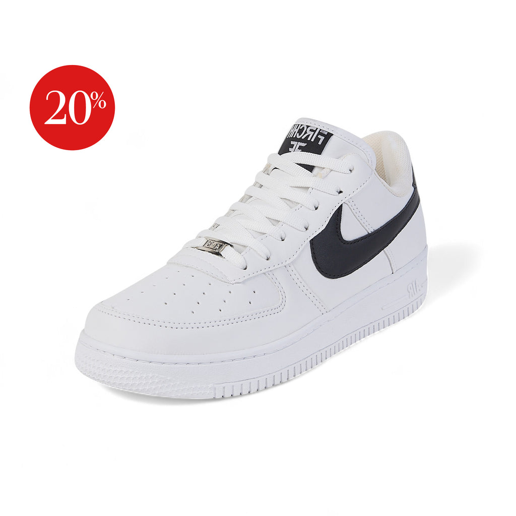 Tenis casual - 4300 Blanco / Negro